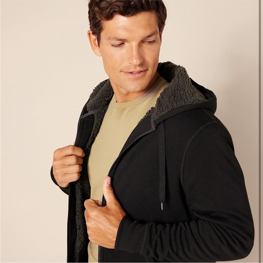 Sherpa lined hoodie - Picture 2 of 5